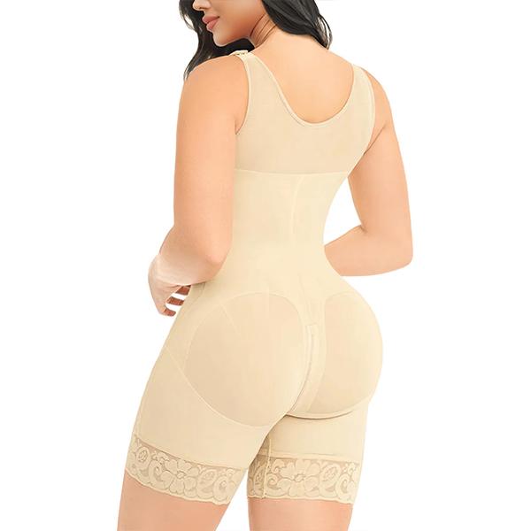 Fajas Colombianas Shapewear for Women Tummy Control Full Shapewear Butt Lifter with Zipper Crotch